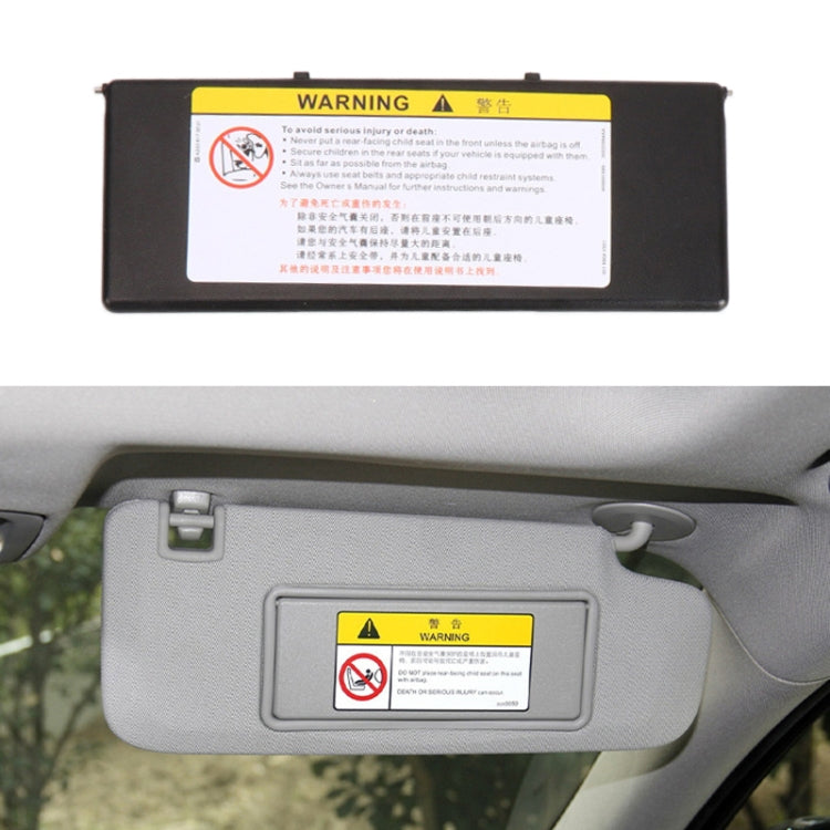 For Peugeot 308 2010-2022 Left-hand Drive Car Sun Visor Makeup Mirror Cover 98177070, For Peugeot 308 2010-2022 (Black), For Peugeot 308 2010-2022 (Dark Beige), For Peugeot 308 2010-2022 (Light Beige), For Peugeot 308 2010-2022 (Grey)