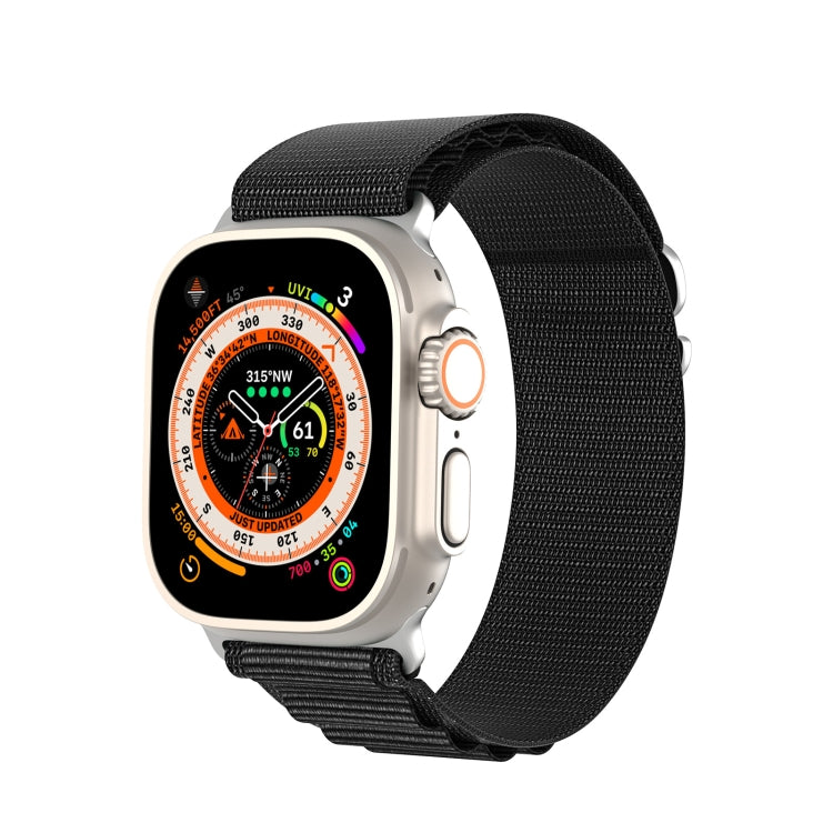 DUX DUCIS GS Series Nylon Loop Watch Band, For Apple Watch Ultra 49mm, For Apple Watch SE 2023 44mm, For Apple Watch SE 2023 40mm, For Apple Watch Ultra 2 49mm, For Apple Watch SE 2022 40mm, For Apple Watch Series 9 45mm, For Apple Watch Series 9 41mm