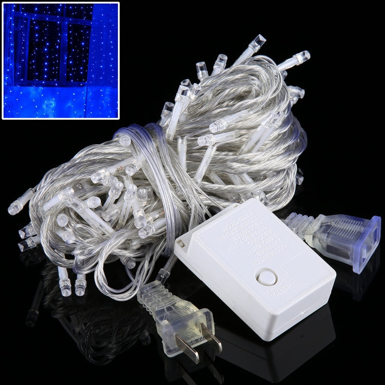 100 LEDs with End Joint & 8 Display Modes Controller for Christmas Party, AC 110V, US Plug, 100 LEDs AC 110V(Blue Light), 100 LEDs AC 110V(Green Light), 100 LEDs AC 110V(Colorful Light), 100 LEDs AC 110V(White Light), 100 LEDs AC 110V(Red Light)