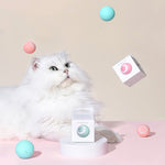 0001 Smart Gravity Teaser Cat Rolling Ball Teeth Resistant Cat Toys - Trustpick