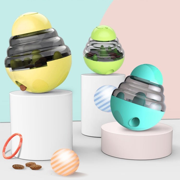 056DT Puzzle Training Pet Food Leakage Toy Tumbler Ball Dog Toy - Trustpick