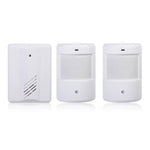 1 to 2 PIR Infrared Sensors Wireless Doorbell Alarm Detector for Home / Office - Trustpick