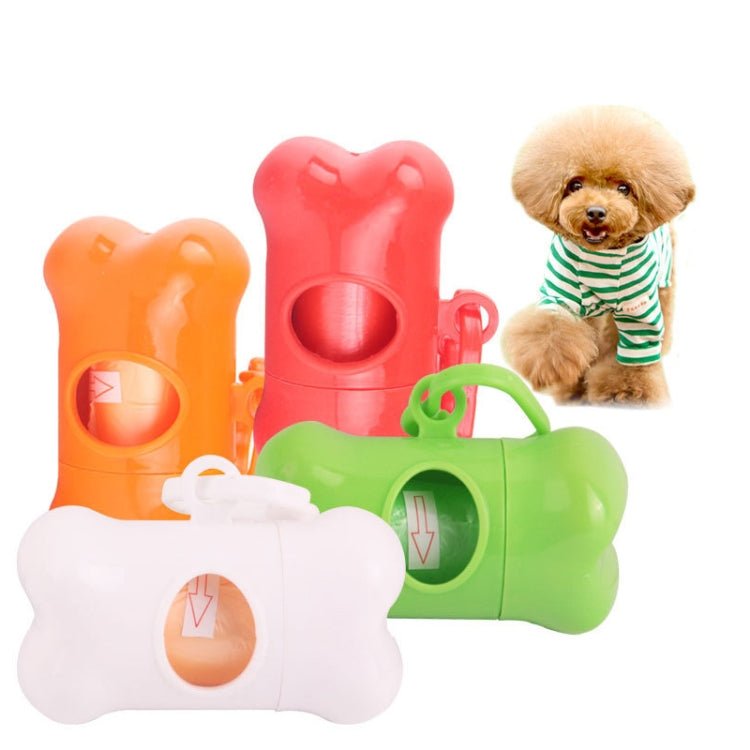 10 PCS BG - W085 Pet Bone Type Garbage Box Toilet Picker And Practical Pet Cleaning Supplies Color Random Delivery - Trustpick