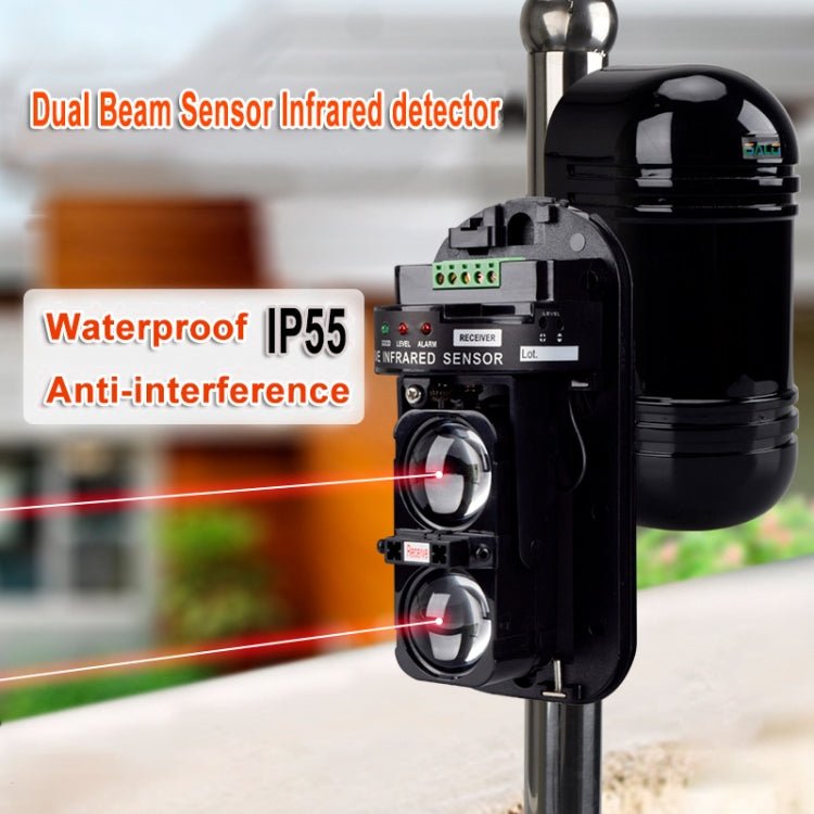 100m Alarm Dual Beam Photoelectric Infrared Detector ABT - 100 - Trustpick
