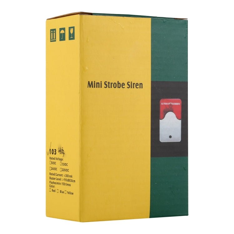 103 Mini Strobe Siren Durable Home Security Alarm System - Trustpick