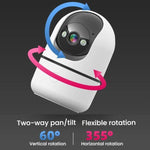 10Moons Indoor 4G Network Camera Home Remote Mobile Wireless HD Monitor - Trustpick