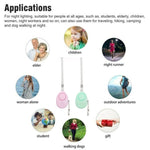 120dB Key Anti - lost Alarm Anti - wolf Alarm with LED Light - Trustpick