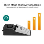 120dB Wedge Shape Door Stop Alarm Home Security Thief Prevention Device - Trustpick