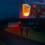 129dB Solar Alarm Light Human Body Induction Remote Control Alarm Farm Anti - theft Drive Object Sound and Light Alarm Light - Trustpick