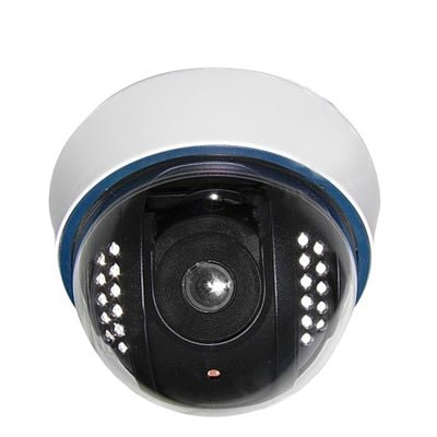 1/3 SONY Color 520TVL Dome CCD Camera, IR Distance: 15m - Trustpick