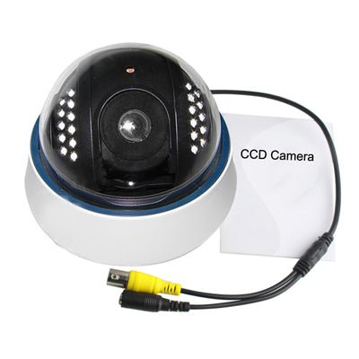 1/3 SONY Color 520TVL Dome CCD Camera, IR Distance: 15m - Trustpick