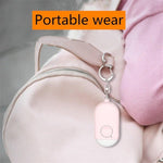 130dB IP44 Waterproof Rechargeable Anti - wolf Alarm Flashlight Intelligent Personal Alarm, English Packaging - Trustpick