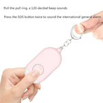 130dB IP44 Waterproof Rechargeable Anti - wolf Alarm Flashlight Intelligent Personal Alarm, English Packaging - Trustpick