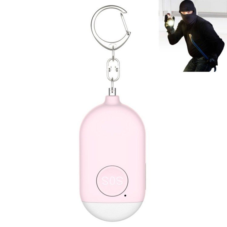 130dB IP44 Waterproof Rechargeable Anti - wolf Alarm Flashlight Intelligent Personal Alarm, English Packaging - Trustpick