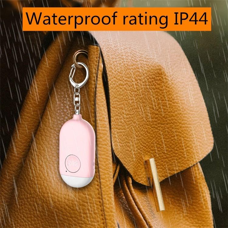 130dB IP44 Waterproof Rechargeable Anti - wolf Alarm Flashlight Intelligent Personal Alarm, English Packaging - Trustpick