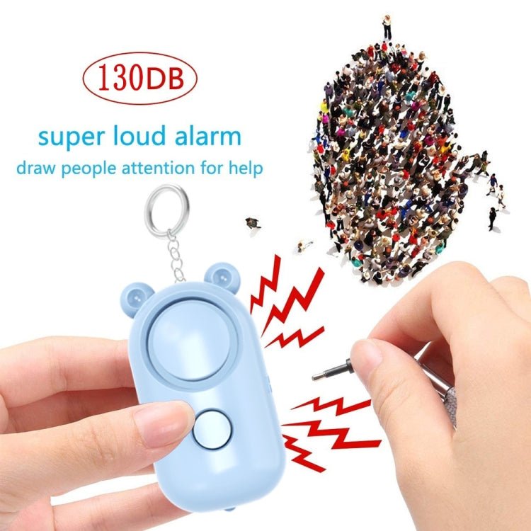 130dB LED Personal Alarm Pull Ring Outdoor Self - defense Products - Trustpick