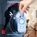 130dB LED Personal Alarm Pull Ring Outdoor Self - defense Products - Trustpick