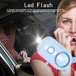 130dB LED Personal Alarm Pull Ring Outdoor Self - defense Products - Trustpick
