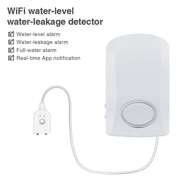 130dB Water Leakage Alarm Detector Sensor Detection Flood Alert Overflow Home Security Alarm System - Trustpick
