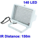 140 LED Auxiliary Light for CCD Camera, IR Distance: 150m (ZT - 140LF) , Size: 11x17x12.5cm - Trustpick