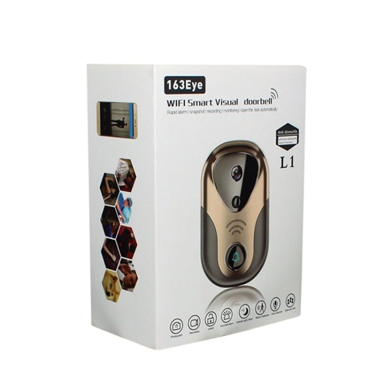 163Eye L1 - NJ Smart Visual WIFI 1.3MP Network HD Intercom Doorbell , Support Micro SD Card & Night Vision - Trustpick