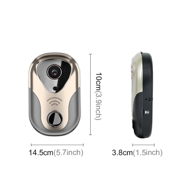 163Eye L1 - NJ Smart Visual WIFI 1.3MP Network HD Intercom Doorbell , Support Micro SD Card & Night Vision - Trustpick