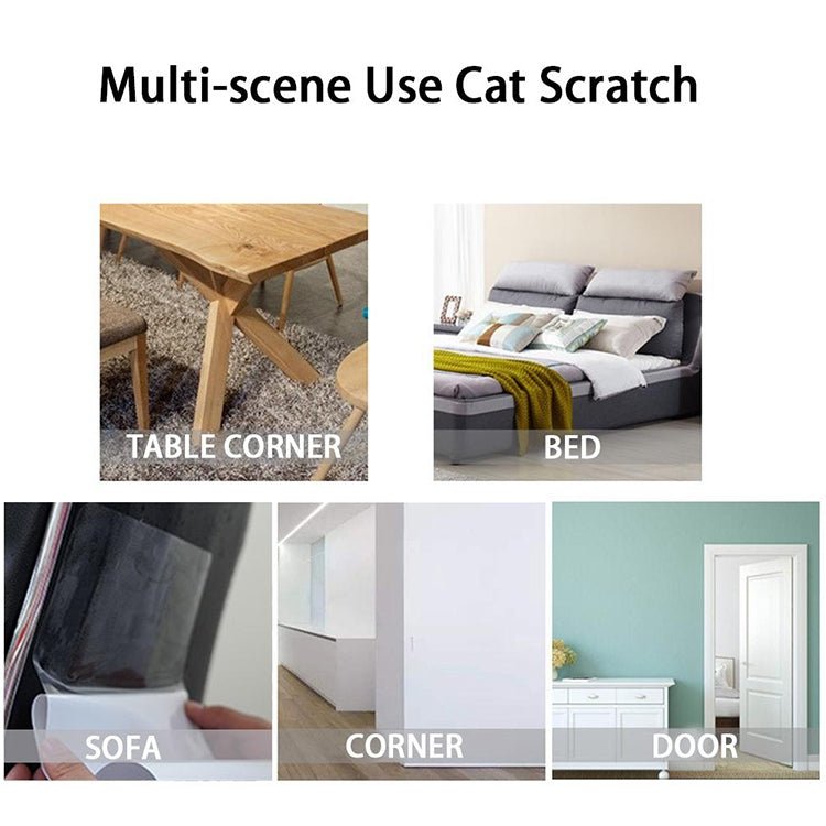 2 PCS Cat Scratch Protection PVC Sofa Anti - scratch Stickers , Size: 14x39cm - Trustpick