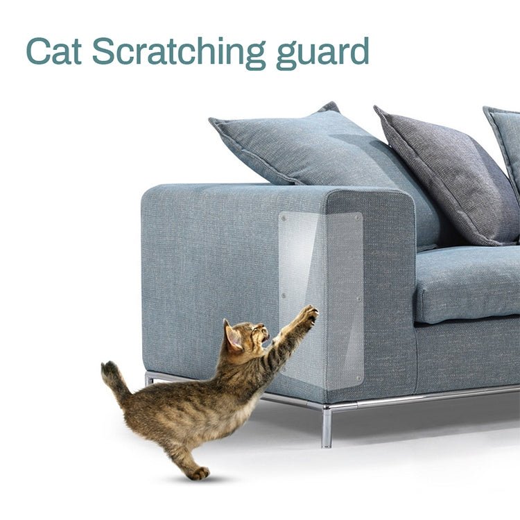 2 PCS Cat Scratch Protection PVC Sofa Anti - scratch Stickers , Size: 14x39cm - Trustpick