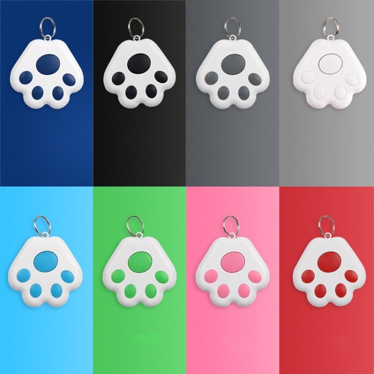 2 PCS HYC - 09 Dog Paw Bluetooth Anti - Lost Device Pet Tracking Locator Keychain Smart Search Two - Way Alarm - Trustpick