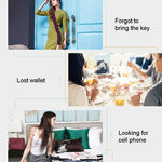 2 PCS Round Bluetooth Anti - Lost Device Mobile Phone Key Two - Way Object Finding Alarm - Trustpick