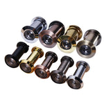 2 PCS Security Door Cat Eye HD Glass Lens 200 Degrees Wide - Angle Anti - Tiny Hotel Door Eye - Trustpick