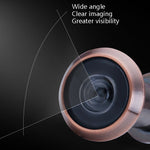 2 PCS Security Door Cat Eye HD Glass Lens 200 Degrees Wide - Angle Anti - Tiny Hotel Door Eye - Trustpick