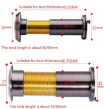 2 PCS Security Door Cat Eye HD Glass Lens 200 Degrees Wide - Angle Anti - Tiny Hotel Door Eye - Trustpick