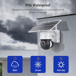 2.4G Wifi Solar Battery Powered? Floodlight PTZ? Camera with PIR Human Detection - Trustpick
