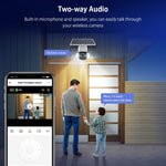 2.4G Wifi Solar Battery Powered? Floodlight PTZ? Camera with PIR Human Detection - Trustpick