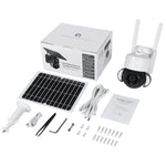 2.4G Wifi Solar Battery Powered? Floodlight PTZ? Camera with PIR Human Detection - Trustpick