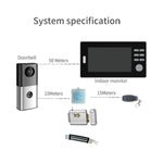 2.4G Wireless Video Doorbell 720P Support Night Vision & Talk & Monitor - Trustpick