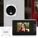 2.8Y 2.8 inch Screen 0.3MP Security Camera Peephole Viewer Digital Peephole Door Bell - Trustpick