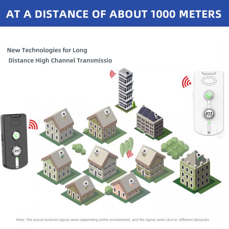 2pcs H8S - 2 Wireless Two - way Indoor Voice Pager - Trustpick