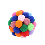 3 PCS Colorful Handmade Bells Cat Bouncy Ball Pet Toy - Trustpick