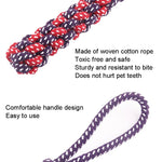 3 PCS Pet Hand - pulled Chewing Toy Dog Molar Cotton Rope, Color Random Delivery - Trustpick