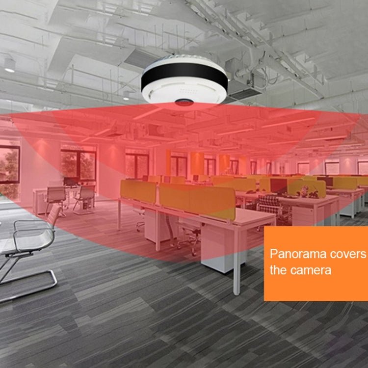 360EyeS EC10 - I6 360 Degree HD Network Panoramic Camera with TF Card Slot ,Support Mobile Phones Control - Trustpick