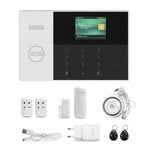 3G/GPRS + WiFi Intelligent Alarm System with Touch Keypad & LCD Screen & RFID function - Trustpick