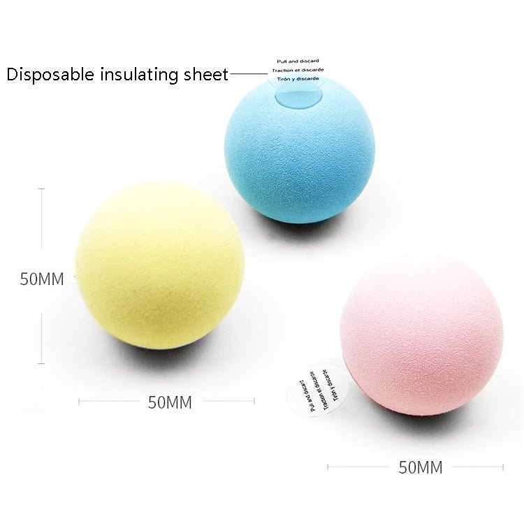 3pcs Funny Cat Toy Ball Simulation Animal Vocal Ball - Trustpick