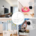 3pcs / Set Acrylic Wall Mount Bracket For Baby Monitor / Safety Camera / Speaker - Trustpick