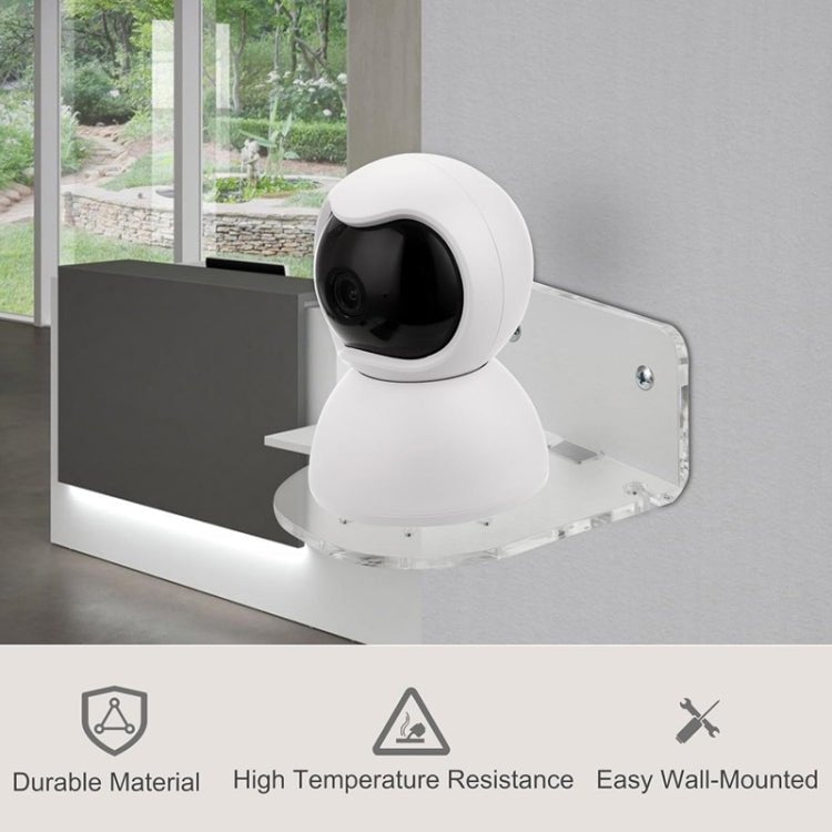 3pcs / Set Acrylic Wall Mount Bracket For Baby Monitor / Safety Camera / Speaker - Trustpick