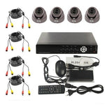 4 - CH Embedded Digital Video Recorder Kit (1 / 3 Sony CCD, 650TVL, 24 x IR LED, 6mm Lens, IR Distance: 25m, H.264 (8204EV+622A) - Trustpick