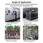 4 - Channel UHF RFID Reader Writer, MODBUS Passive Temperature Sensor Reader for Electric Power Monitoring - Trustpick