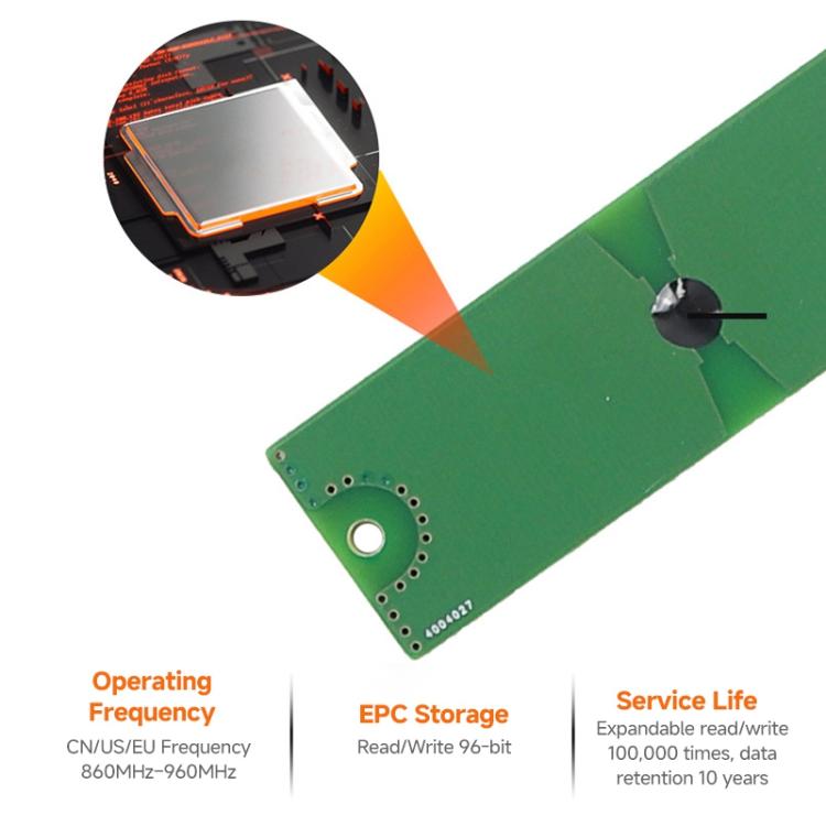 4 - Channel UHF RFID Reader Writer, MODBUS Passive Temperature Sensor Reader for Electric Power Monitoring - Trustpick