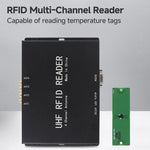 4 - Channel UHF RFID Reader Writer, MODBUS Passive Temperature Sensor Reader for Electric Power Monitoring - Trustpick